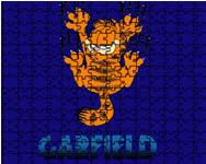 Garfield puzzle ingyen jtk