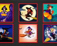 Midnight witches jigsaw puzzle HTML5 jtk