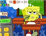 Sponge Bob math exam